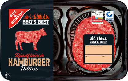 Gut&Günstig Hamburger vom Rind 400g QS