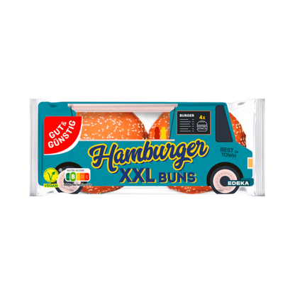GUT&GÜNSTIG XXL Hamburger Buns mit Sesam 300g