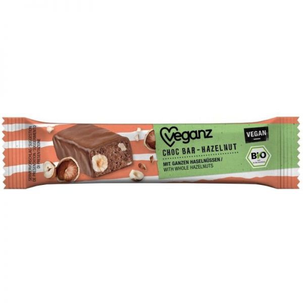 Bio Veganz Choc Bar Haselnuss 40g