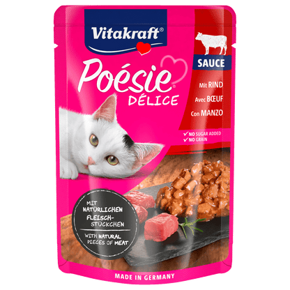 Vitakraft Poesie Delice Herz in Sauce 85g