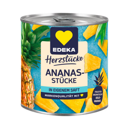 EDEKA Herzstücke Ananas Stücke in Saft 432g