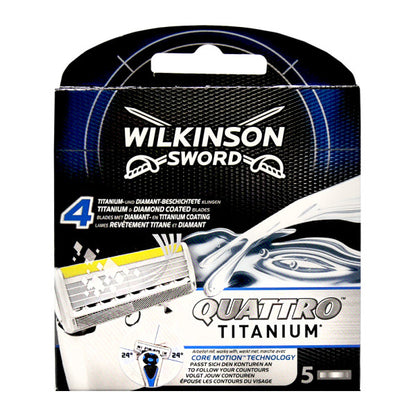 Wilkinson Quattro Titanium Core Motion Rasierklingen 5ST