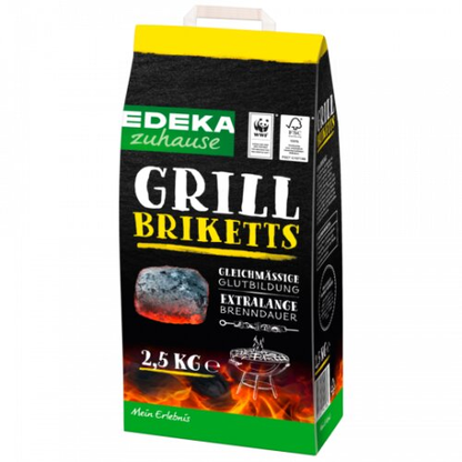 EDEKA zuhause Holzkohlebriketts 2,5kg