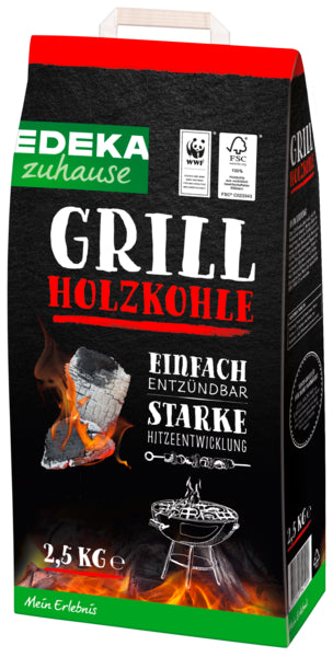 EDEKA zuhause Holzkohle 2,5kg