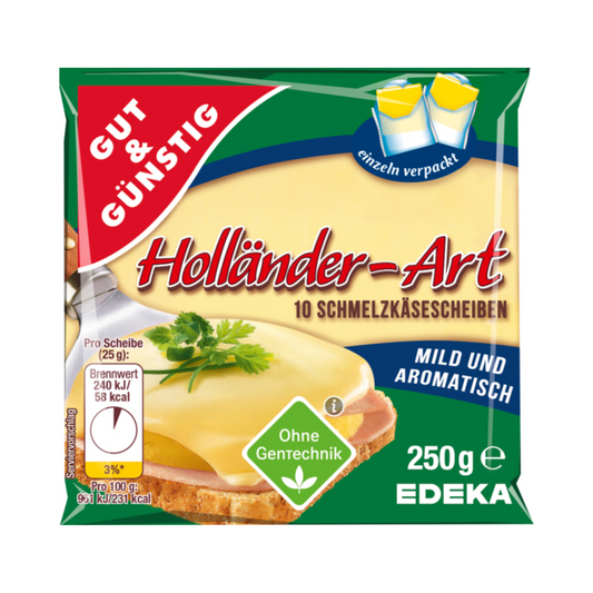 GUT&GÜNSTIG Schmelzkäsescheiben Holländer 35% 250g