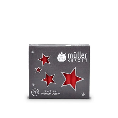 Müller Kerzen Baumlichte rot 20ST