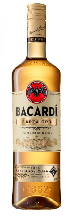 Bacardi Rum Carta Oro 37,5% 0,7l