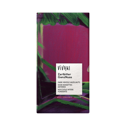 Bio Vivani Zartbitter Ganznuss Schokolade 100g