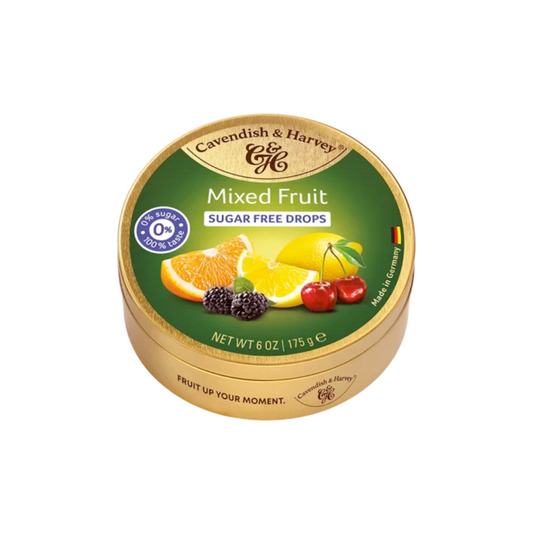 Cavendish&Harvey Mixed Fruit Drops zuckerfrei 175g