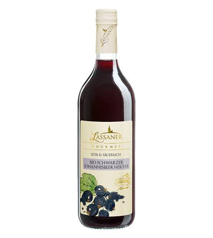 Bio Lassaner Nektar Schwarze Johannisbeere 0,75l EW