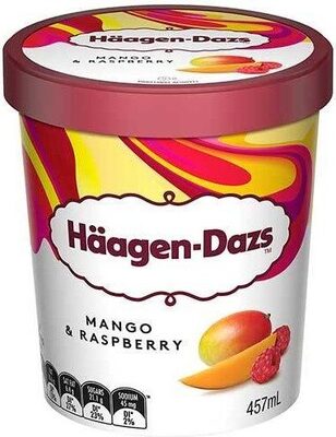 Häagen Dazs Mango Raspberry 460ml