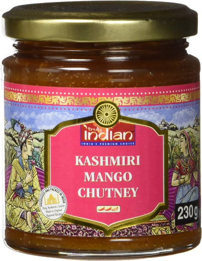 Truly Indian Mango Chutney Kashmir scharf 230g