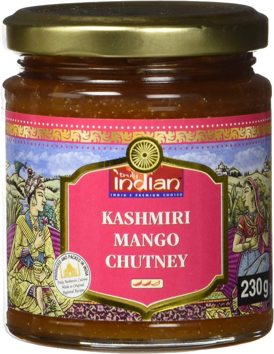 Truly Indian Mango Chutney Kashmir scharf 230g