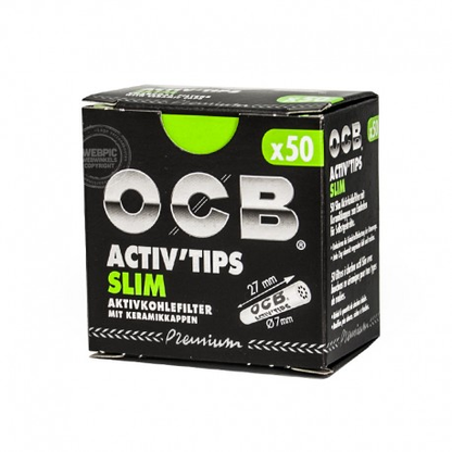 OCB Active Tips Slim 50ST