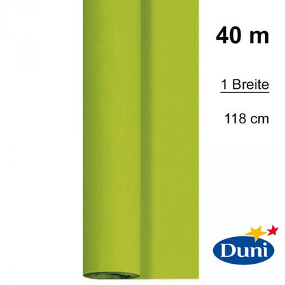 Duni Tischdecken-Rolle Papier kiwi 1,18x8m