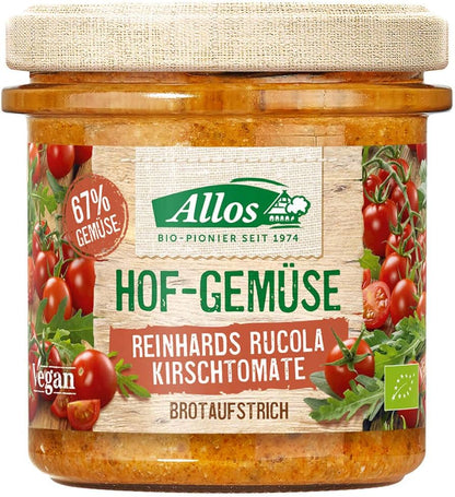 Bio Allos Hof-Gemüse Reinhards Rucola Kirschtomate 135g