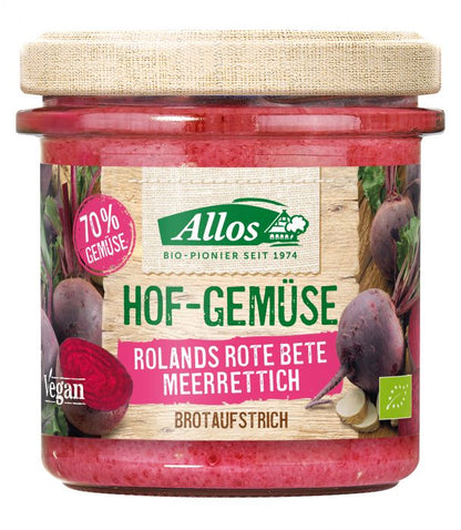 Bio Allos Hof-Gemüse Rolands Rote Bete Meerettich 135g