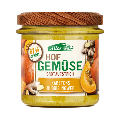 Bio Allos Hof-Gemüse Karstens Kürbis Ingwer 135g
