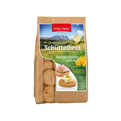 Fritz&Felix Mini Schüttelbrot Bergkräuter 125g