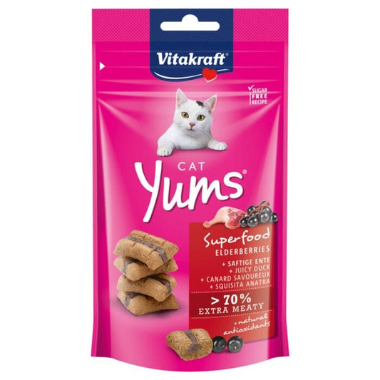 Vitakraft Cat Yums+Superfood Holunder 40g