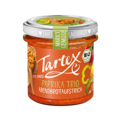Bio Tartex Markt-Gemüse Paprika Trio 135g