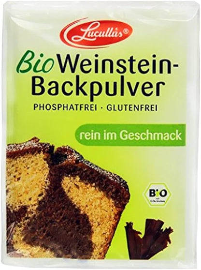 Bio Natura Weinstein Backpulver 3x18g