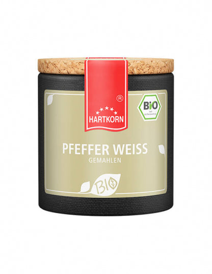 Bio Hartkorn Pfeffer weiß gemahlen 50g