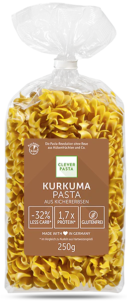 CleverPasta Kurkumapasta 250g