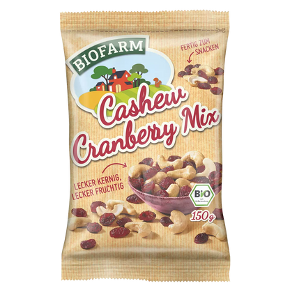Biofarm Cashew-Cranberry-Mix 150g