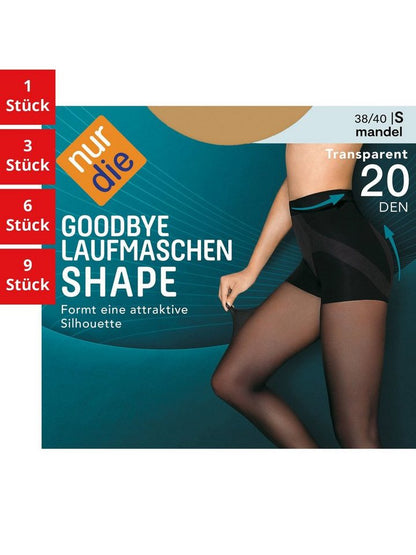 nur die Damen Shape Goodbye Laufmasche 20den 125 Gr.40/44