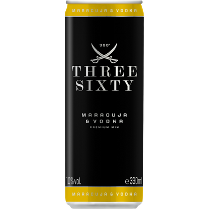Three Sixty Vodka Maracuja 10% 0,33l DPG