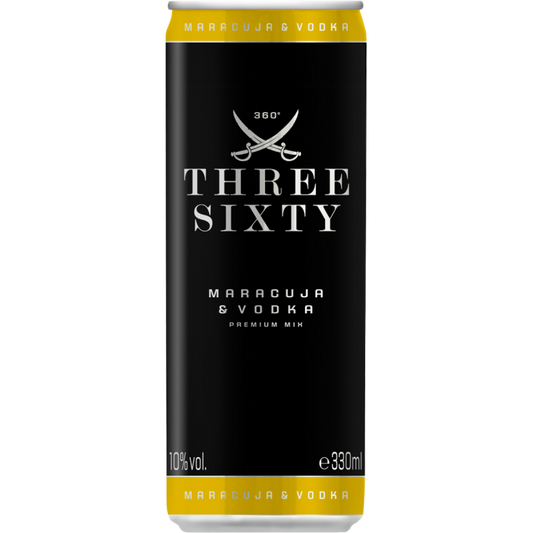 Three Sixty Vodka Maracuja 10% 0,33l DPG