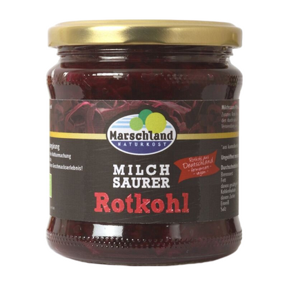 Bio Marschland Milchsaurer Rotkohl Bioland 350g