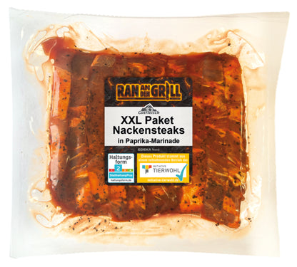 Gutfleisch Schweinenackensteaks Paprika 8xca.1,5kg QS ITW