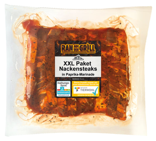 Gutfleisch Schweinenackensteaks Paprika 8xca.1,5kg QS ITW