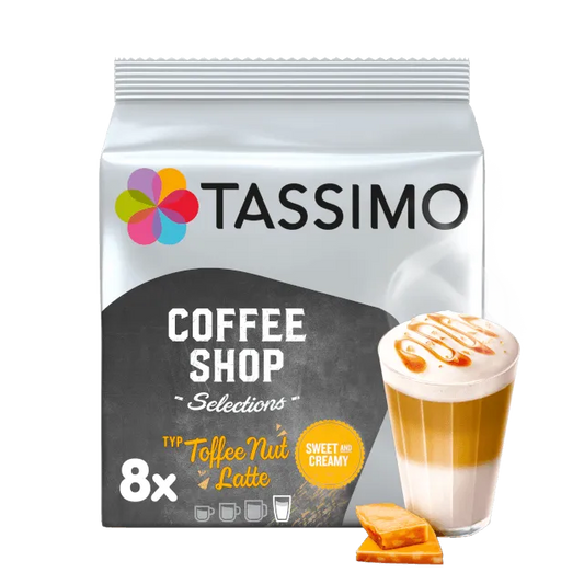 Tassimo Coffee Shop Selections Kapseln Toffee Nut Latte 8+8ST 268g