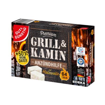 GUT&GÜNSTIG Anzünder Paraffin/Holzfasern 32ST
