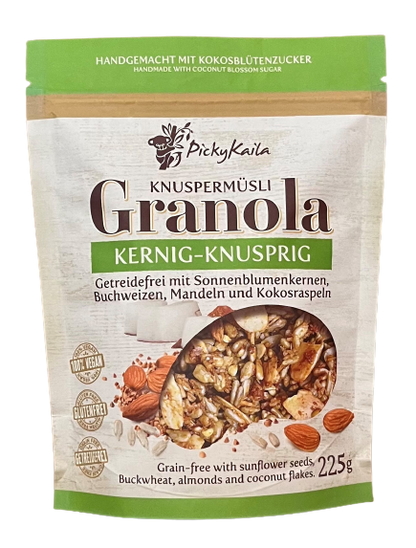 Picky Kaila Granola Müsli Kernig-Knusprig 225g