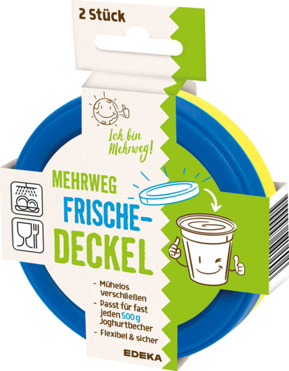 GUT&GÜNSTIG Mehrweg-Frischedeckel 2ST
