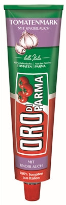 Oro di Parma 2-fach konzentriertes Tomatenmark mit Knoblauch 200g