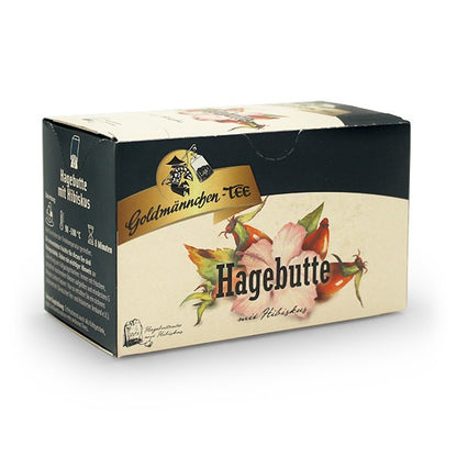 Bio Goldmännchen-Tee Hagebutte mit Hibiskus 20ST 40g