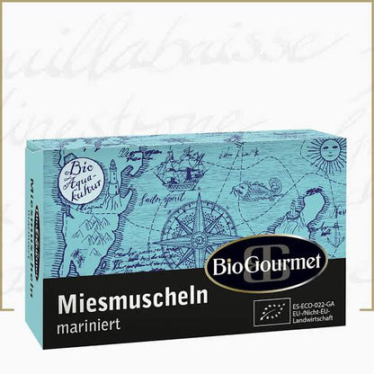 Biogourmet Miesmuscheln mariniert 115g