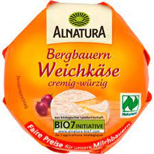 Bio Alnatura Bergbauern Weichkäse 60% Doppelrahmstufe 150g