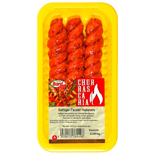 Bard Geflügel-Twister Habanero 3x80g