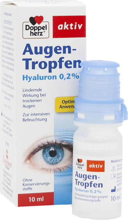 Doppelherz Augen Tropfen Hyaluron 0,2% 10ml