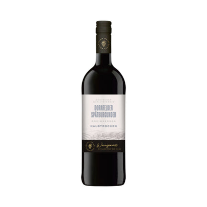 Wein-Genuss Dornfelder Spätburgunder Rheinhessen halbtrocken QbA 1l