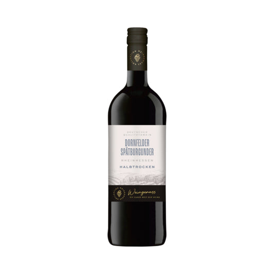 Wein-Genuss Dornfelder Spätburgunder Rheinhessen halbtrocken QbA 1l