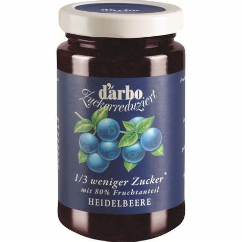Darbo Fruchtaufstrich Heidelbeer zuckerreduziert 250g