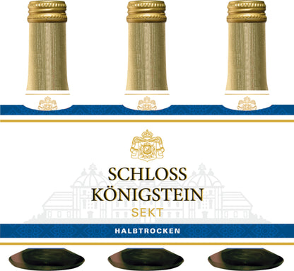 Schloss Königstein weiß halbtrocken 3x0,20l