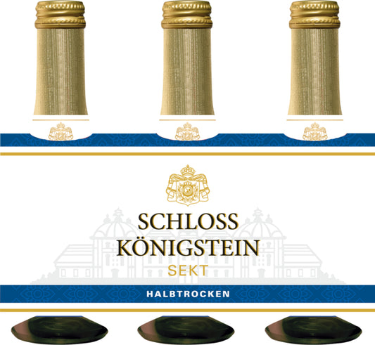 Schloss Königstein weiß halbtrocken 3x0,20l